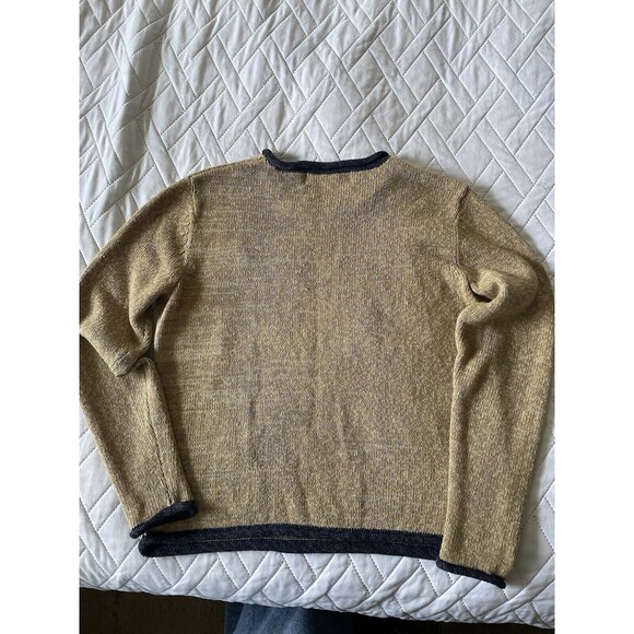 Ugly Christmas Sweater Heirloom Petite PM Tan Bear Snowman - Picture 3 of 7